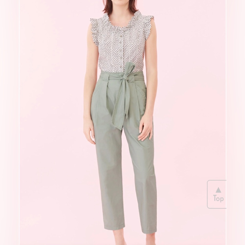 La Vie By Rebecca Taylor Pop Tie Pant Seagrass